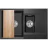 Кухонная мойка GRANULA ESTETICA ES-7808 черный 7808 CHEPHYII
