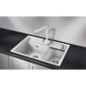 Кухонная мойка GRANULA KITCHEN SPACE KS-7302 арктик (белый) 7302 APKTIK
